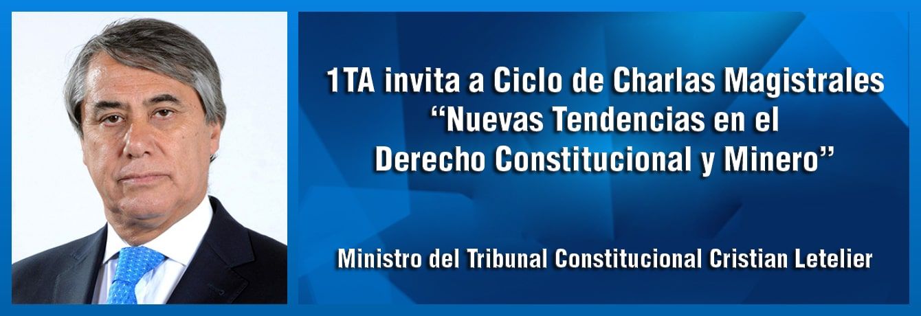 Ministro del Tribunal Constitucional realizará charla en el 1TA