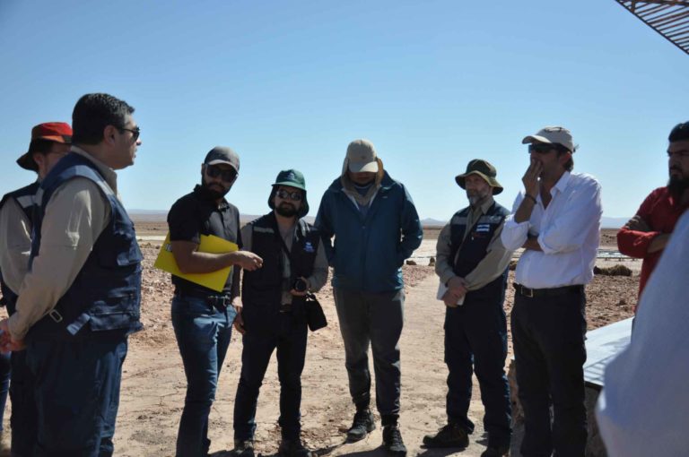 Visita inspectiva a las instalaciones del proyecto Pampa Hermosa y el Salar de Llamara