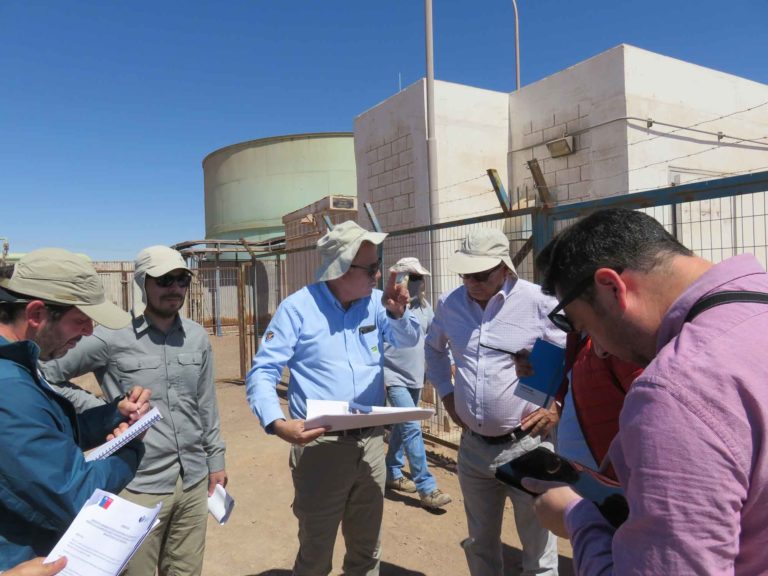 Visita inspectiva a instalaciones del proyecto Pampa Hermosa