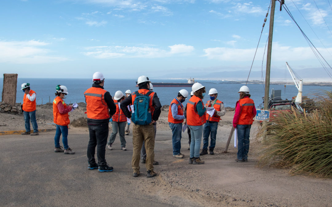 Visita inspectiva a zona de influencia del Muelle Punta Caleta de Puerto Caldera S.A.