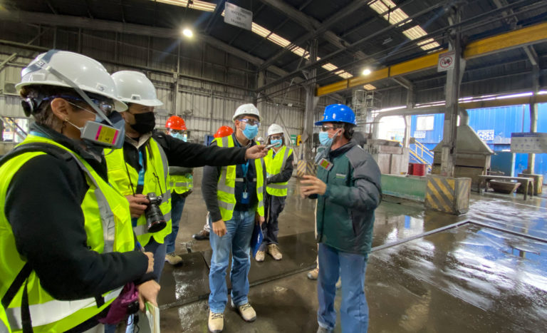 Visita inspectiva a zona de influencia de empresa Recimat