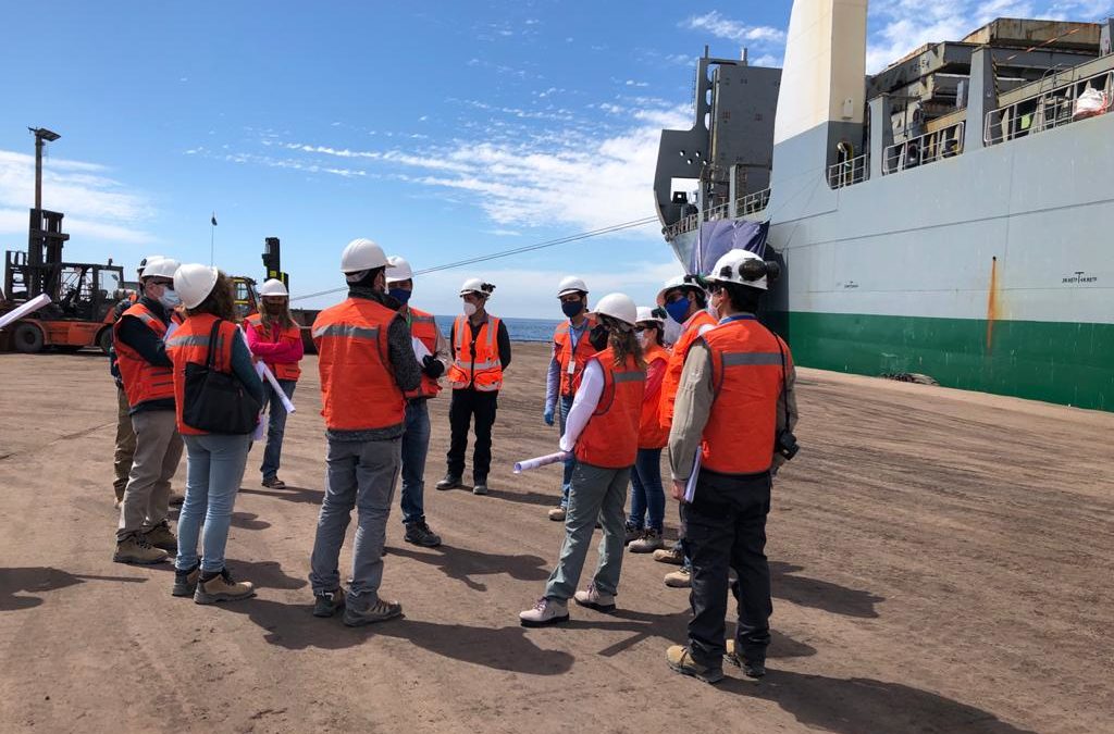 Ministro en Ciencias y equipo de asesores realizaron visita de inspección a Puerto de Caldera