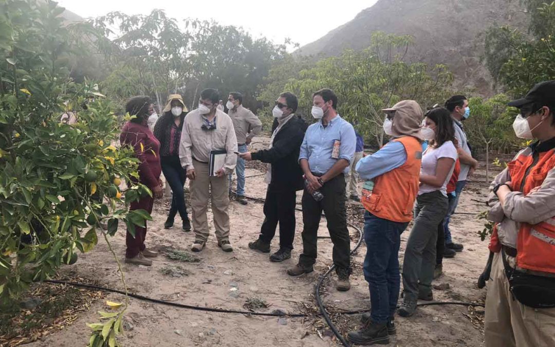 Visita inspectiva a zona de influencia de Cia. Minera Cerro Colorado