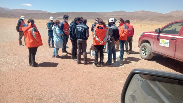 Primer Tribunal Ambiental viaja hasta Cerro Colorado para verificar cumplimiento de medida cautelar