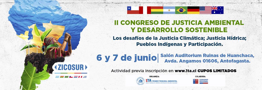 Trasmisión del  II Congreso de Justicia Ambiental y Desarrollo Sostenible – ZICOSUR