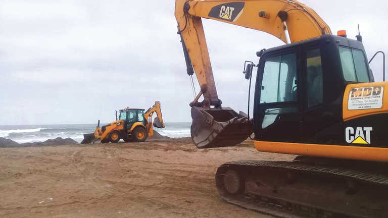 Primer Tribunal Ambiental dicta medida cautelar y suspende obras de fibra óptica 5G en Playa el Lápiz de La Serena